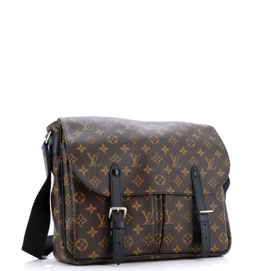 Louis Vuitton Christopher Messenger Bag Macassar Canvas Monogram Travel Bag