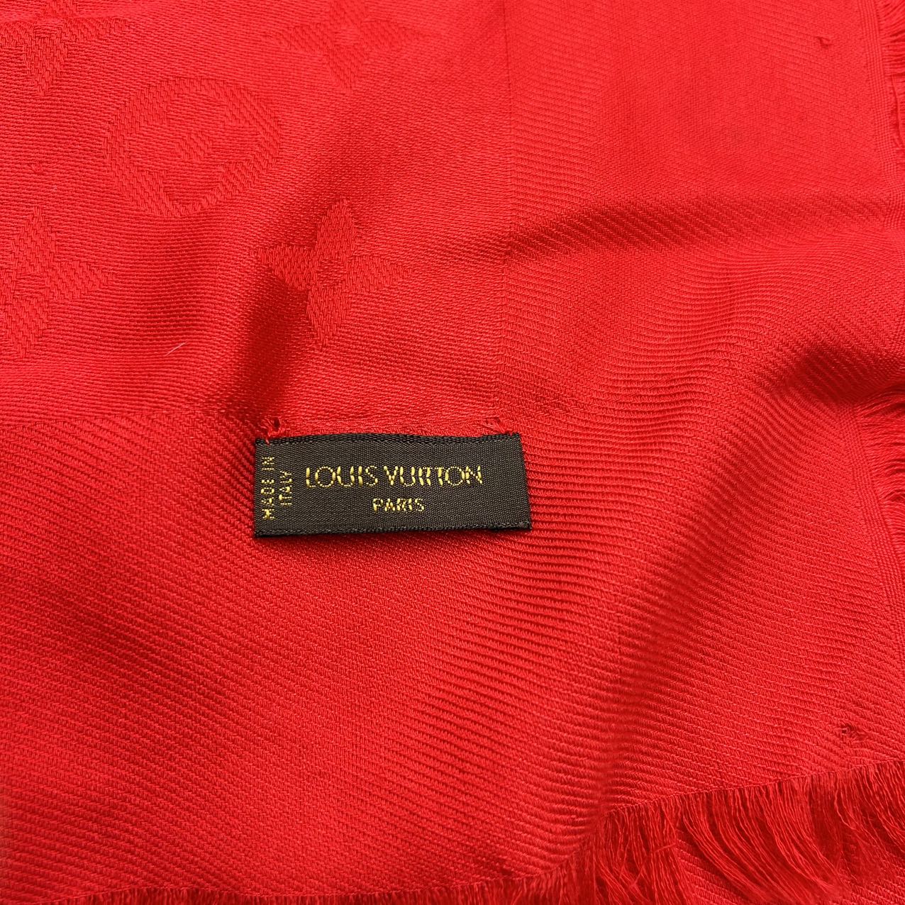 Louis Vuitton Monogram Classic Shawl Silk/Wool Scarf