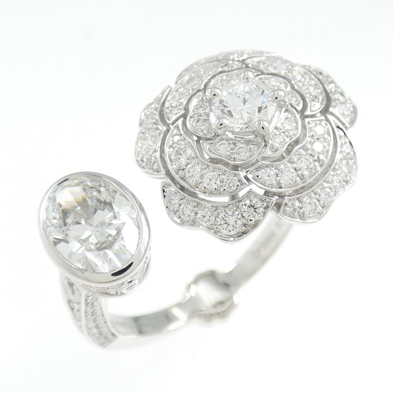 Chanel Camelia 750 White Gold Diamond Ring