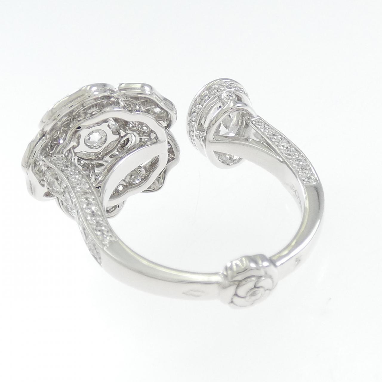 Chanel Camelia 750 White Gold Diamond Ring