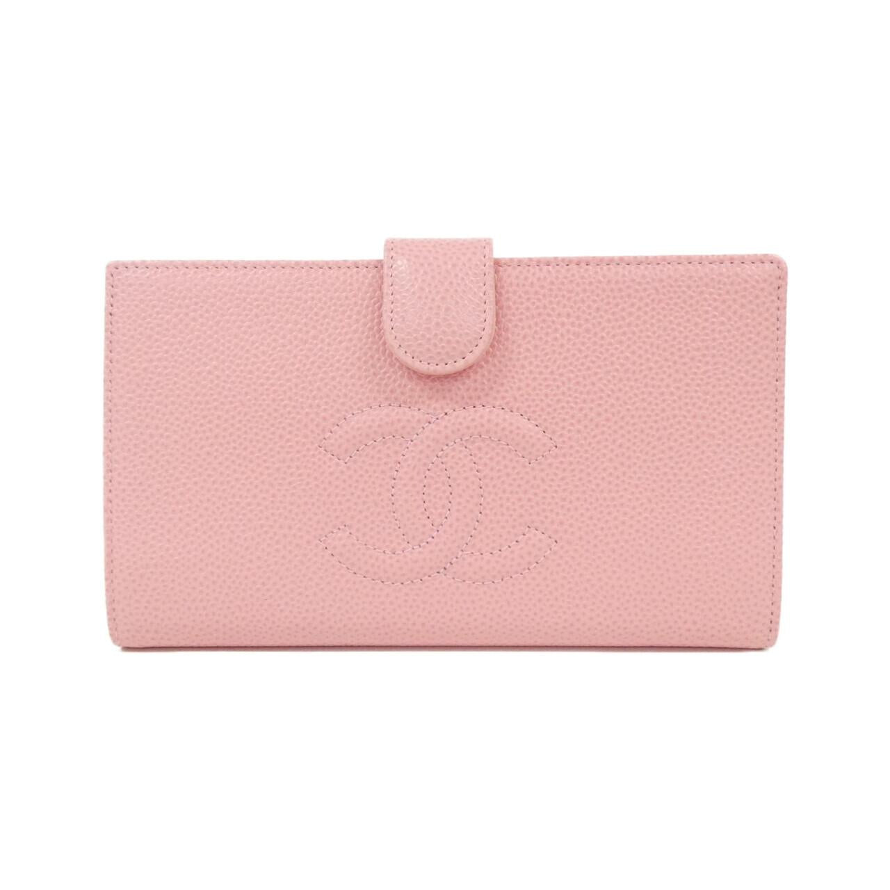 Chanel Timeless CC Caviar Skin Long Wallet