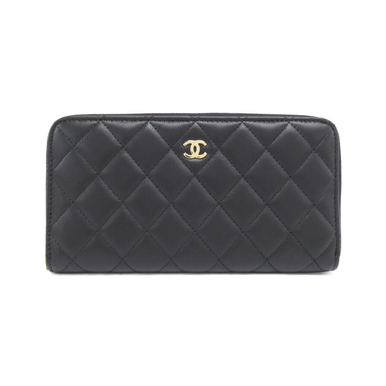 Chanel Timeless Classic Line Lambskin Long Wallet