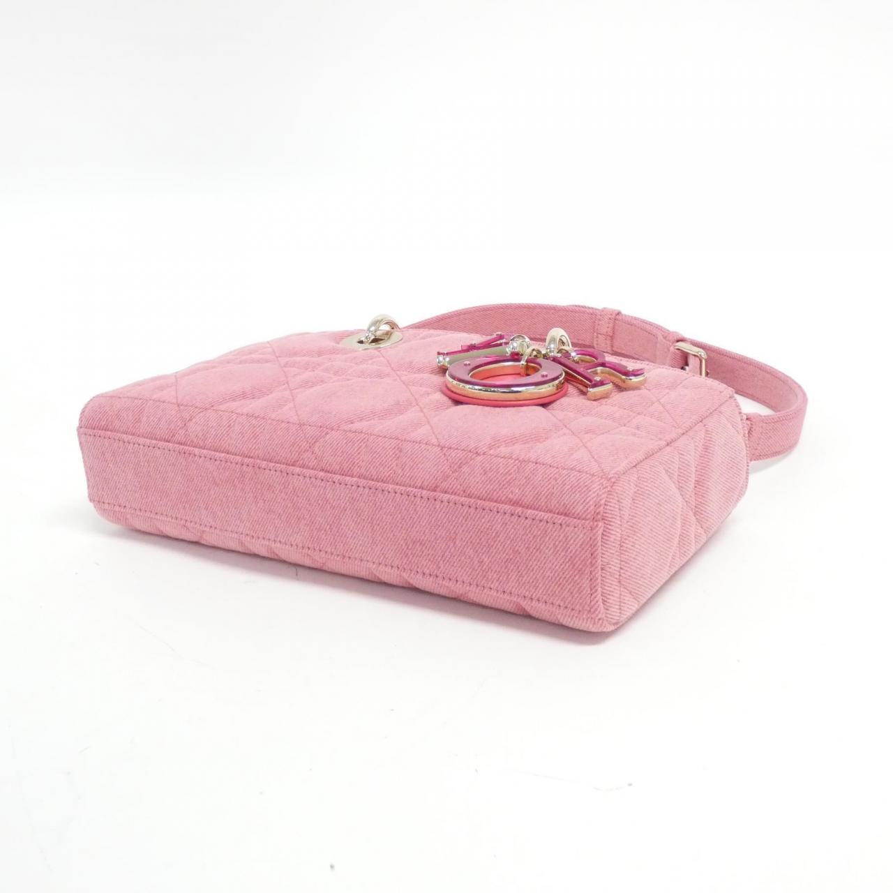 Dior Lady Joy Bag Denim Travel Bag