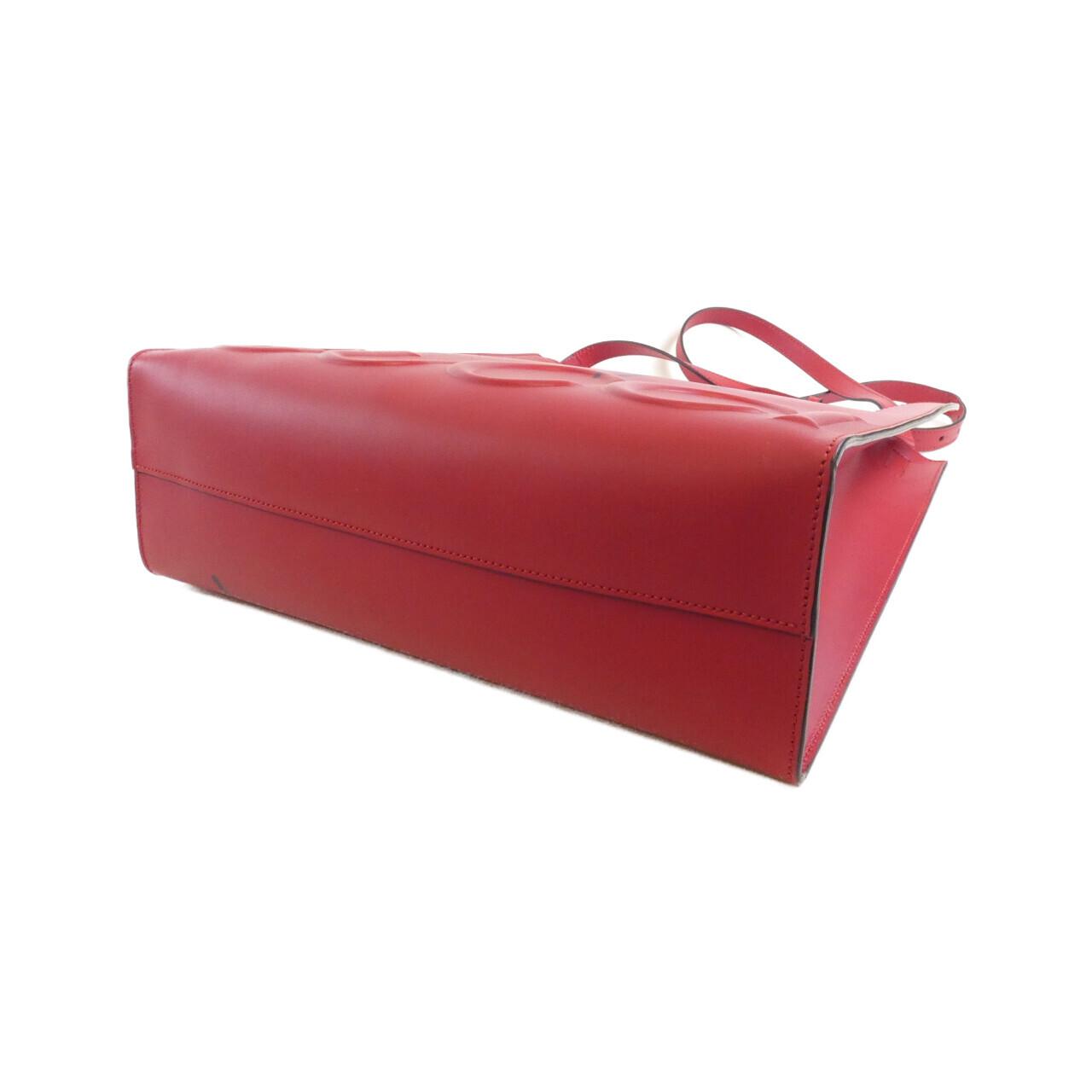 Gucci Ghost Print Bag Leather Travel Bag