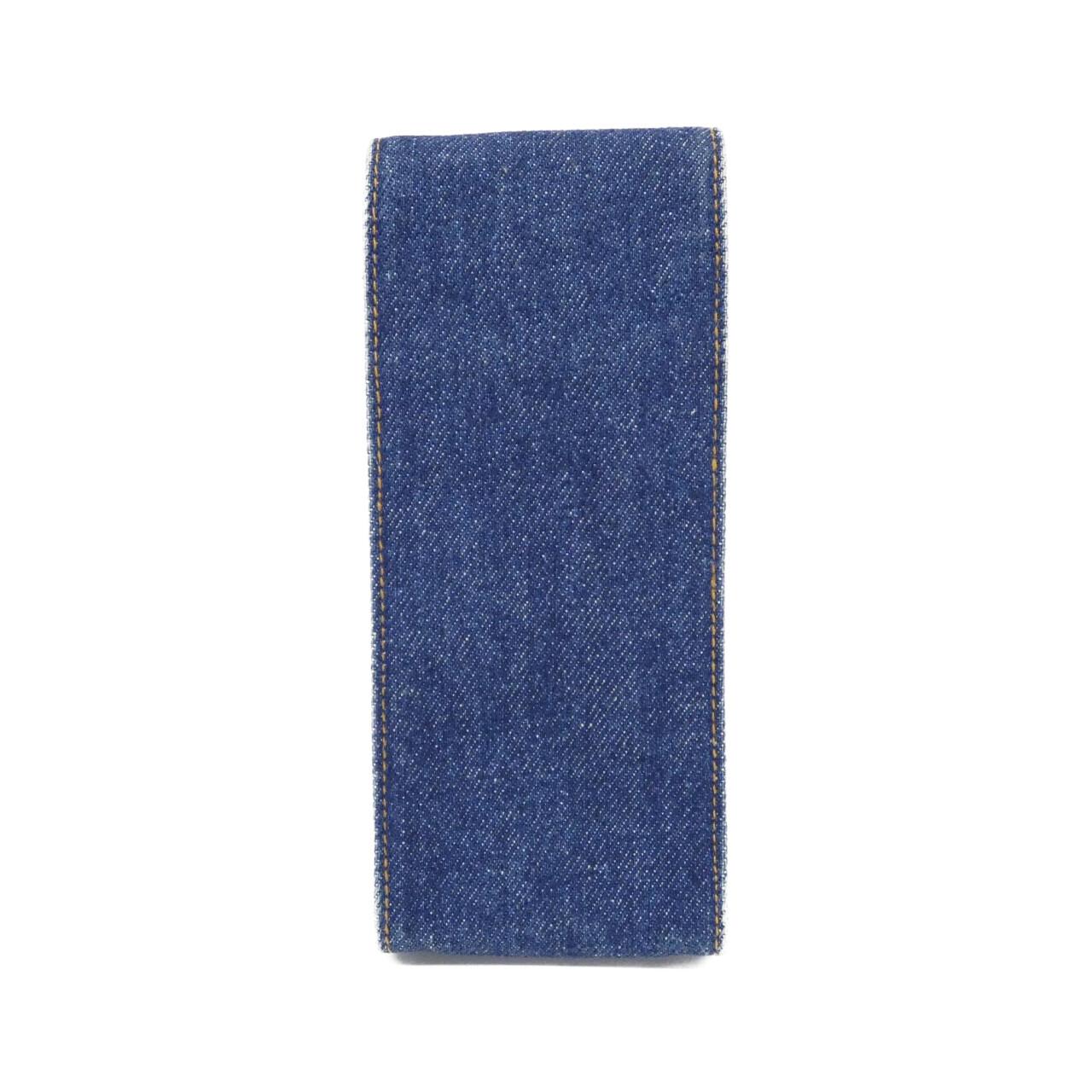Chanel Timeless Cc Line Denim Pouch Bag