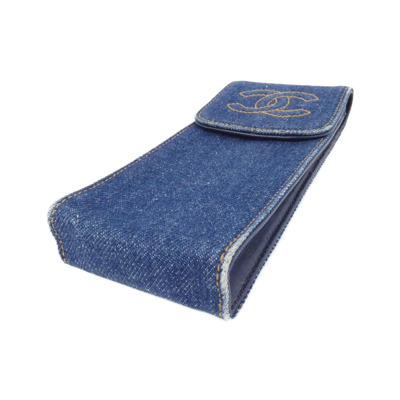 Chanel Timeless Cc Line Denim Pouch Bag