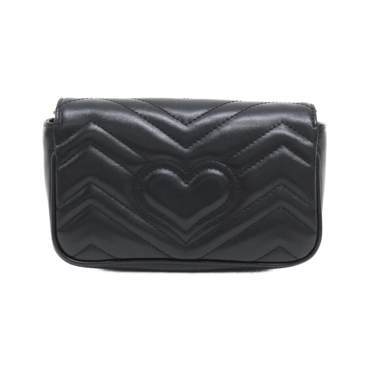 Gucci Marmont Quilting Chevron Shoulder Bag Leather Bag 1