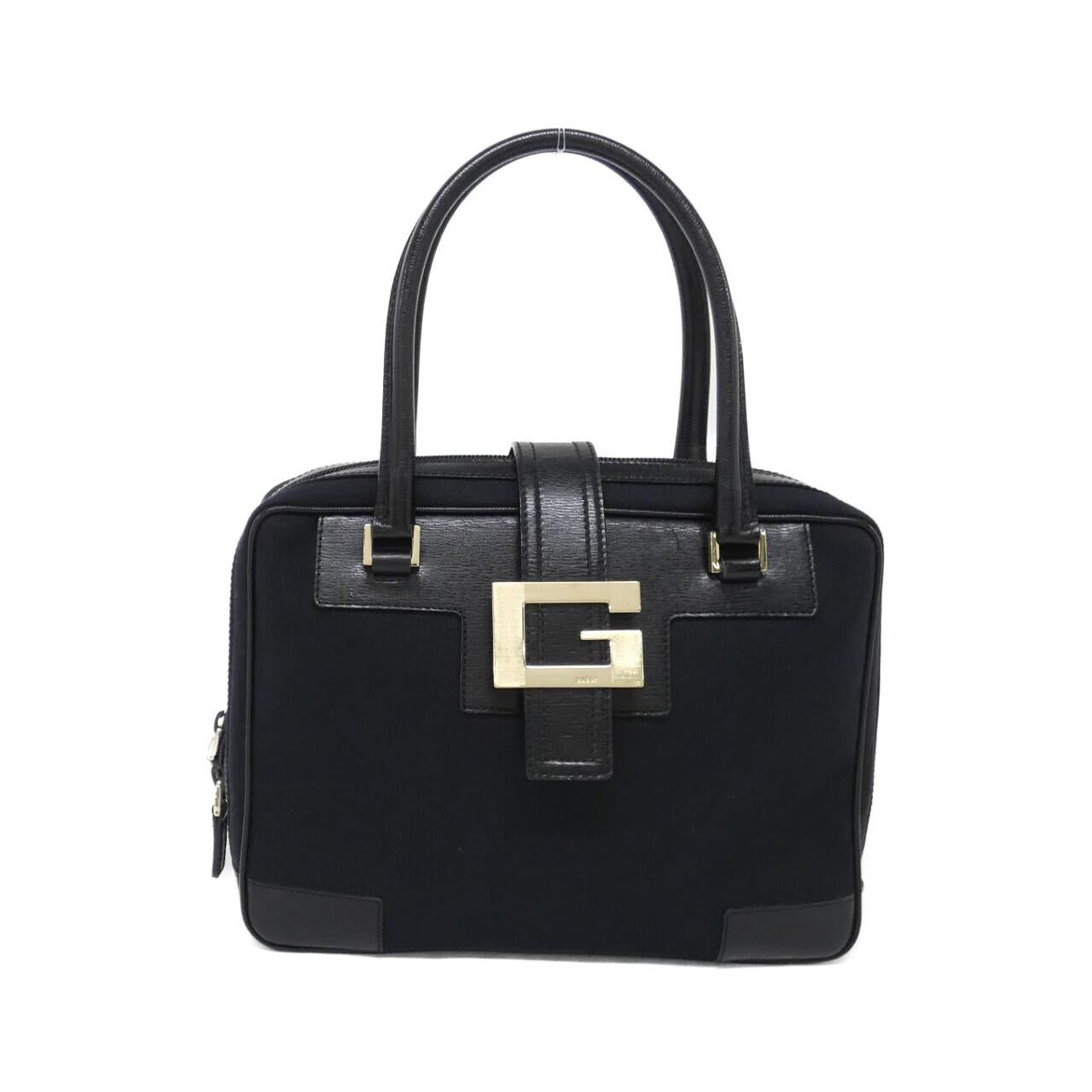 Gucci Shoulder Bag Leather Canvas Bag 10