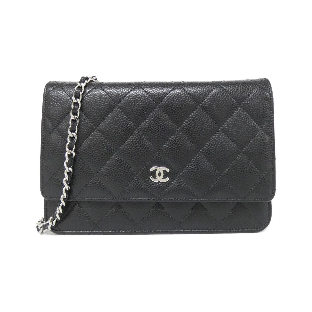 Chanel Timeless Classic Caviar Wallet on Chain
