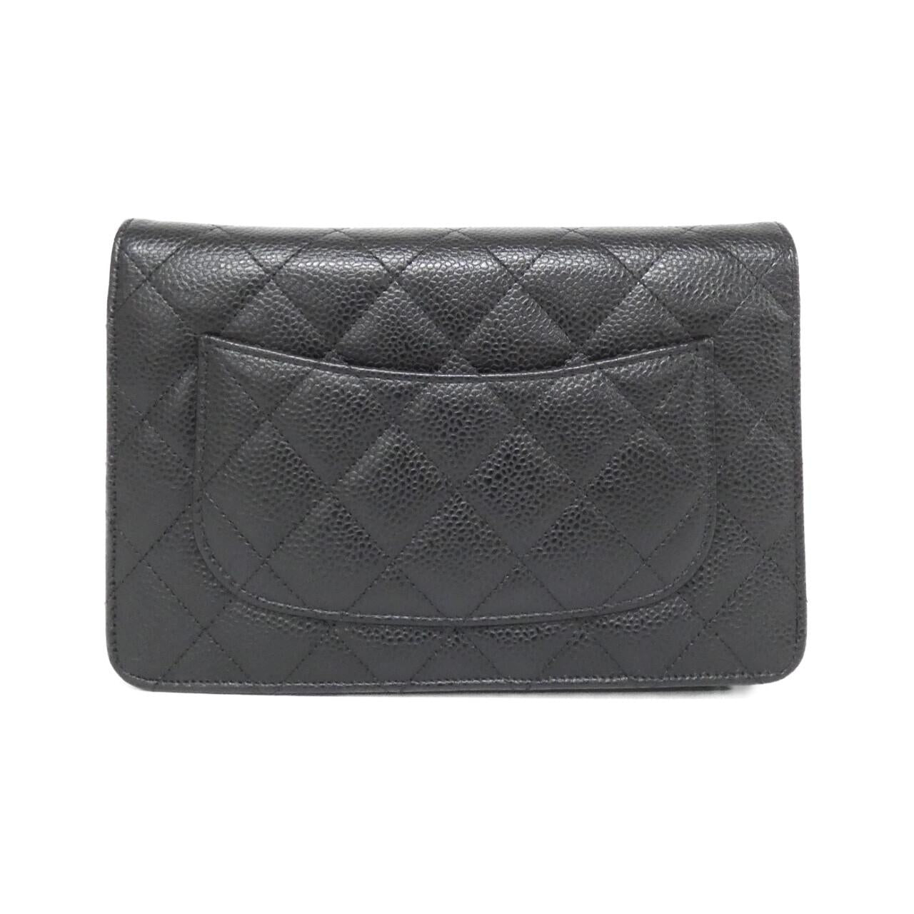 Chanel Timeless Classic Caviar Wallet on Chain