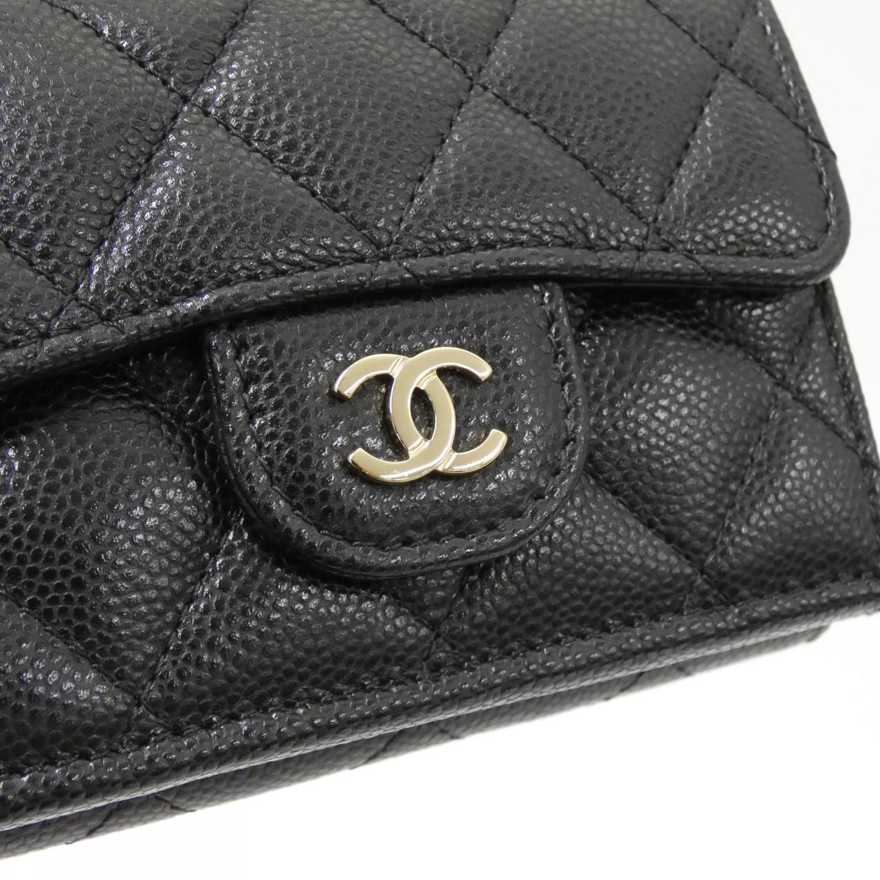 Chanel Timeless Classic Caviar Skin Wallet