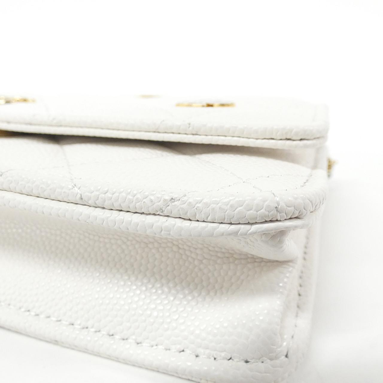 Chanel AP3076 Caviar Skin Wallet on Chain