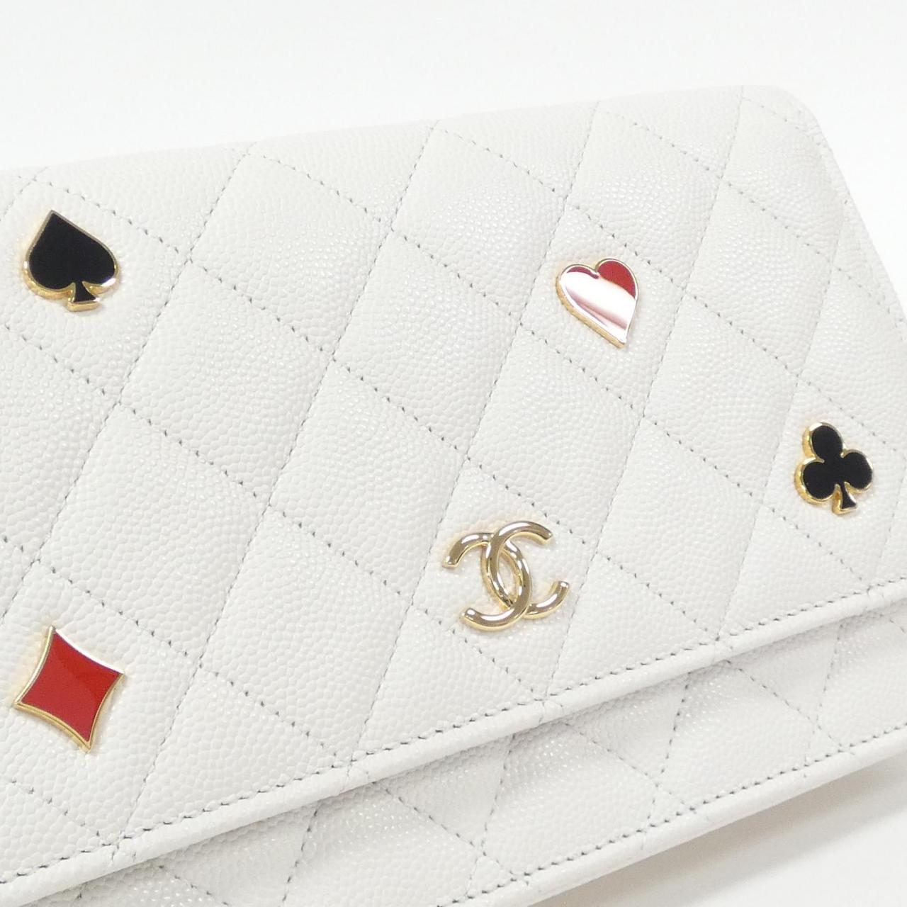 Chanel AP3076 Caviar Skin Wallet on Chain