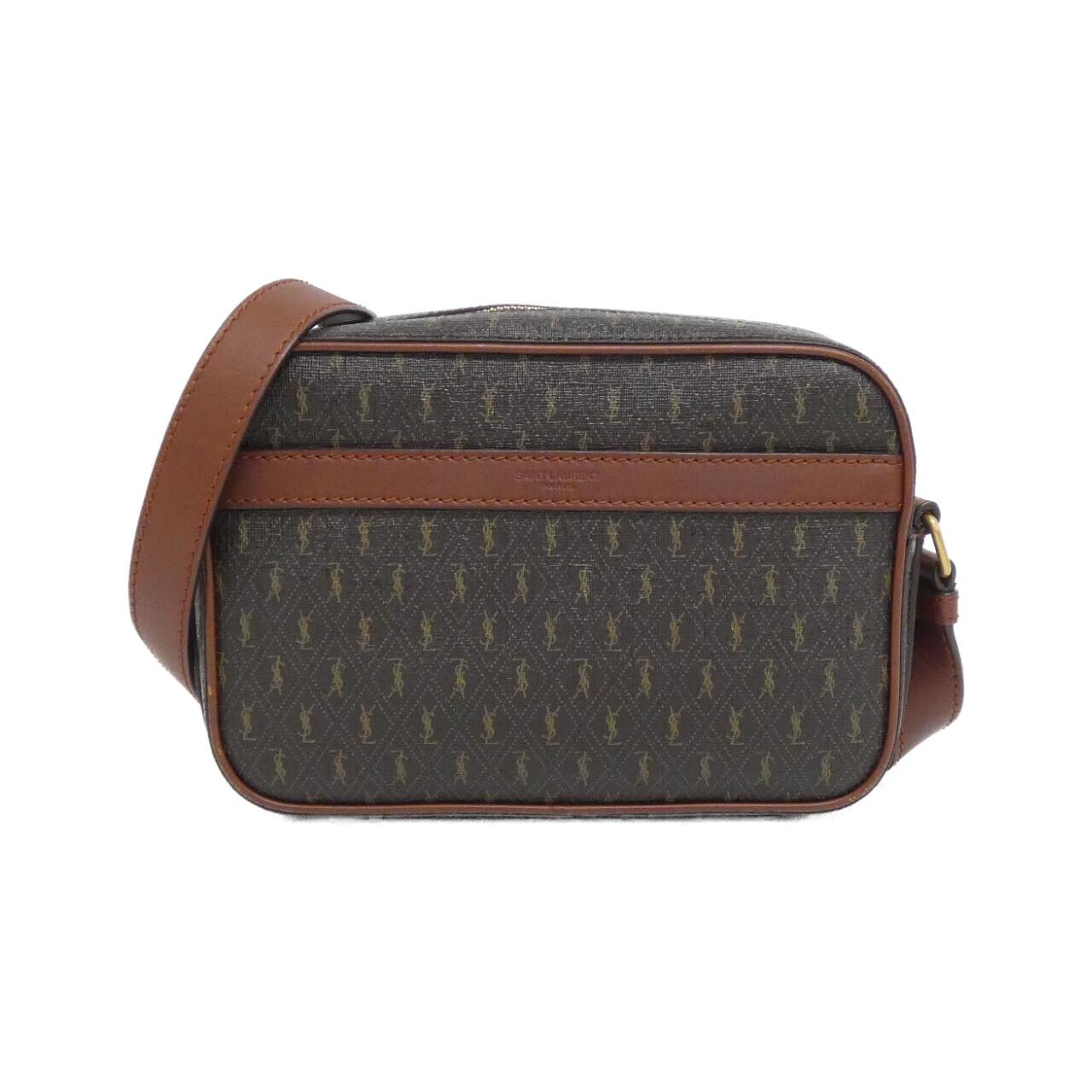 YSL Saint Laurent Le Coated Shoulder Bag Canvas Monogram