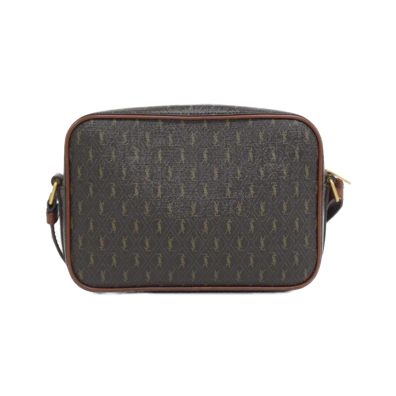 YSL Saint Laurent Le Coated Shoulder Bag Canvas Monogram