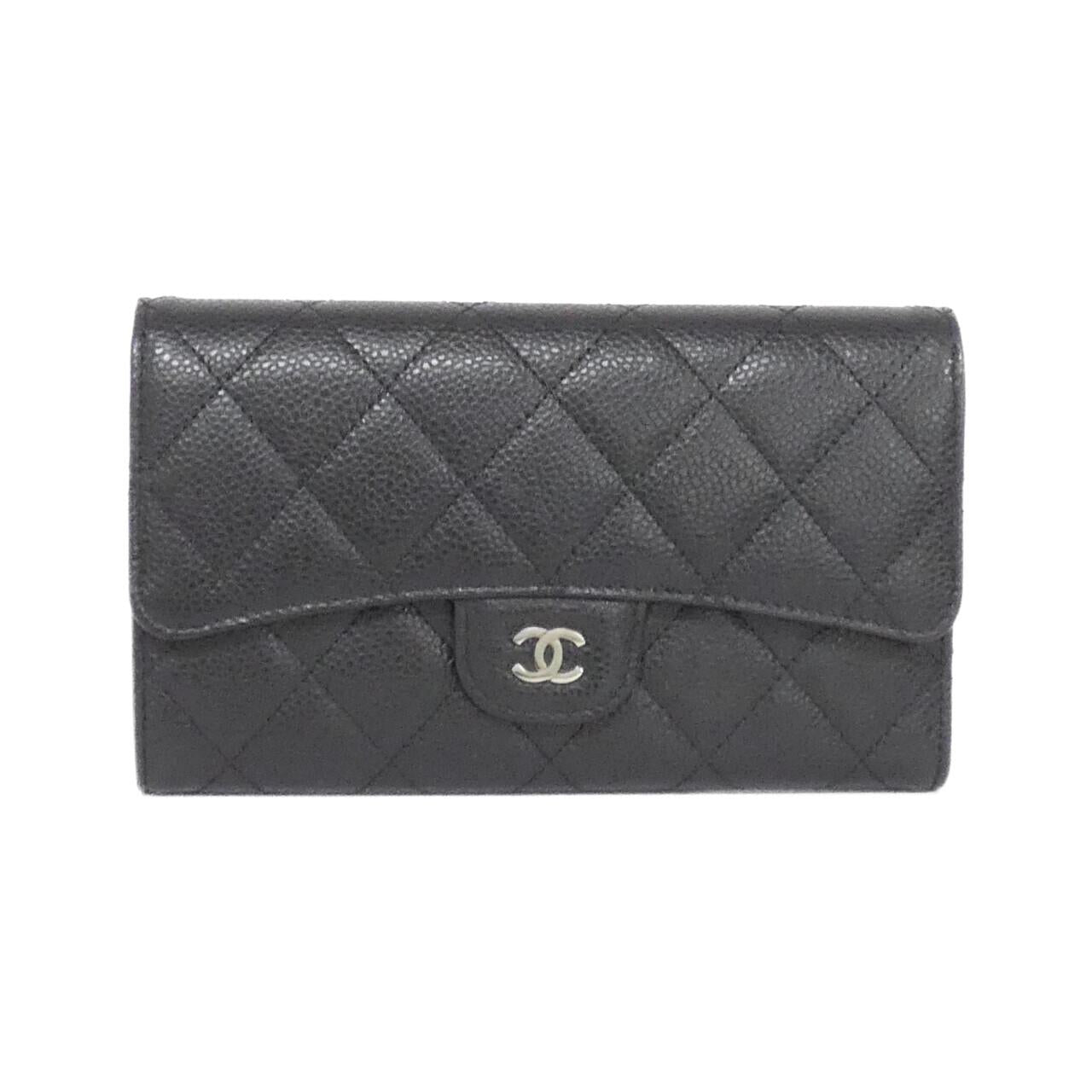 Chanel Timeless Classic Caviar Skin Long Wallet