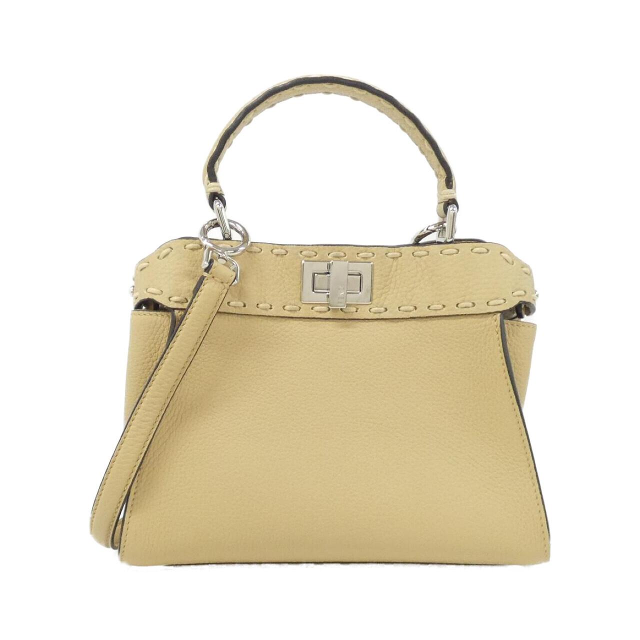 Fendi Selleria Peekaboo Calf Bag Mini Travel Bag Mini Calf Bag