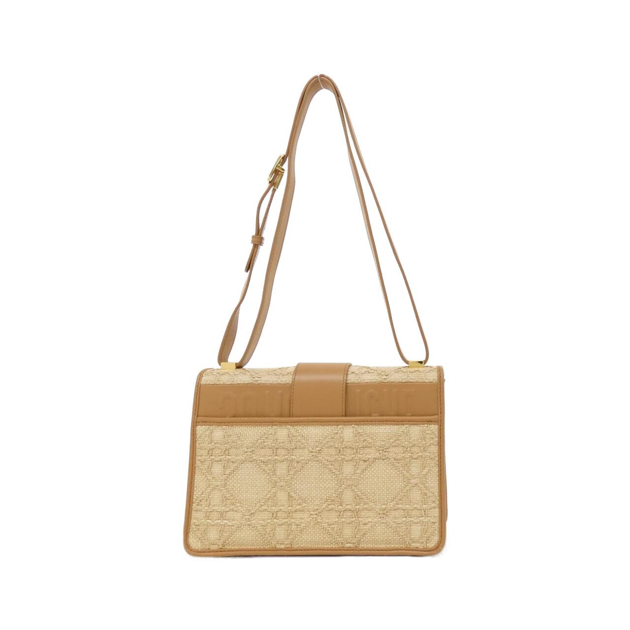 Dior Christian Montaigne Shoulder Bag Raffia