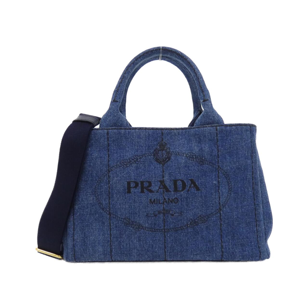 Prada 1Bg439 Bag Denim Travel Bag 1Bg439 Denim Bag