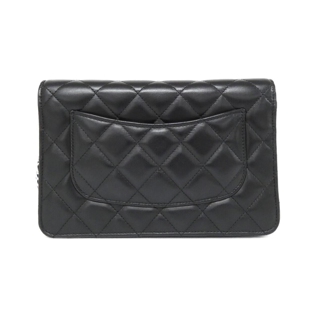 Chanel Timeless Classic Line Lambskin Chain Wallet