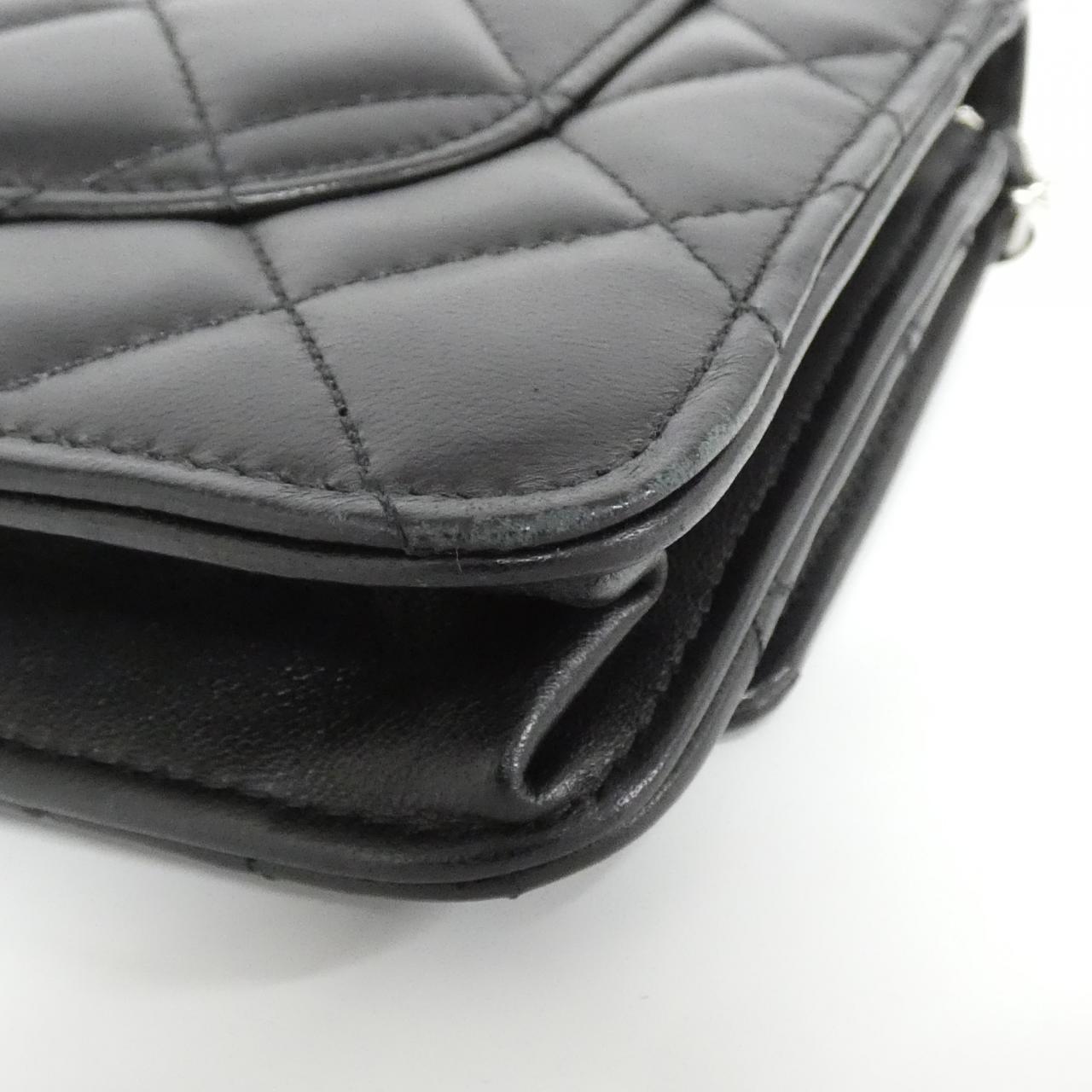 Chanel Timeless Classic Line Lambskin Chain Wallet