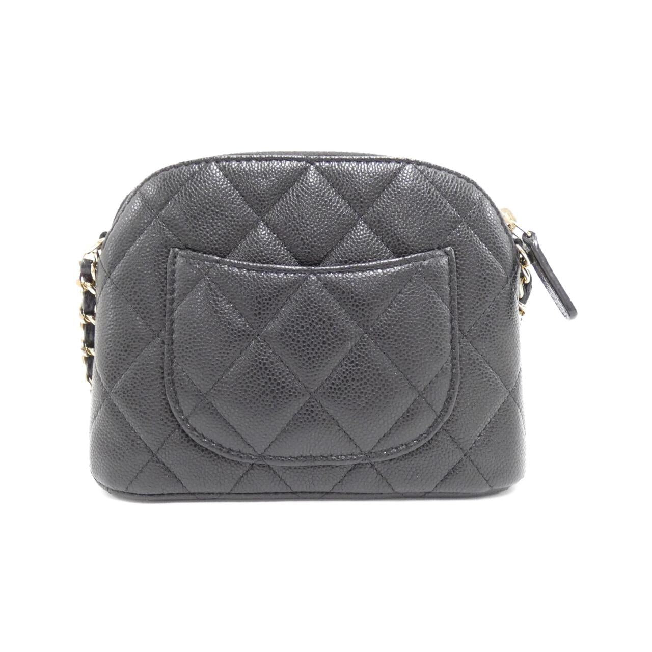 Chanel Timeless Classic Line Caviar Chain Clutch