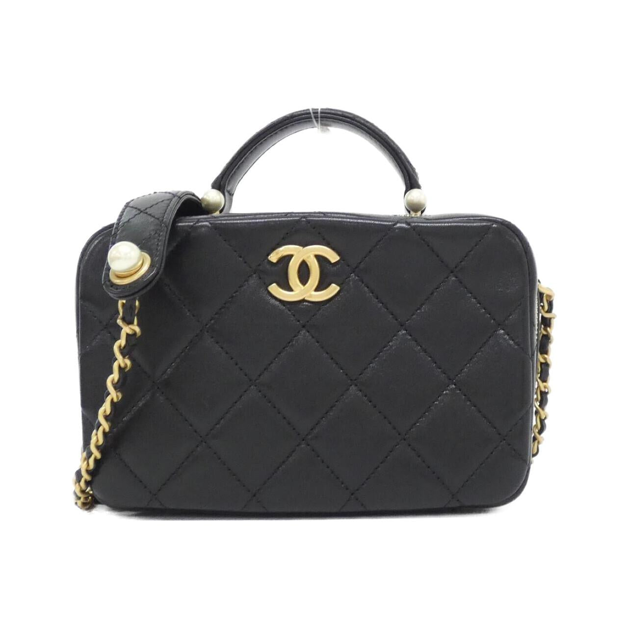 Chanel Lambskin Faux Pearl Bag