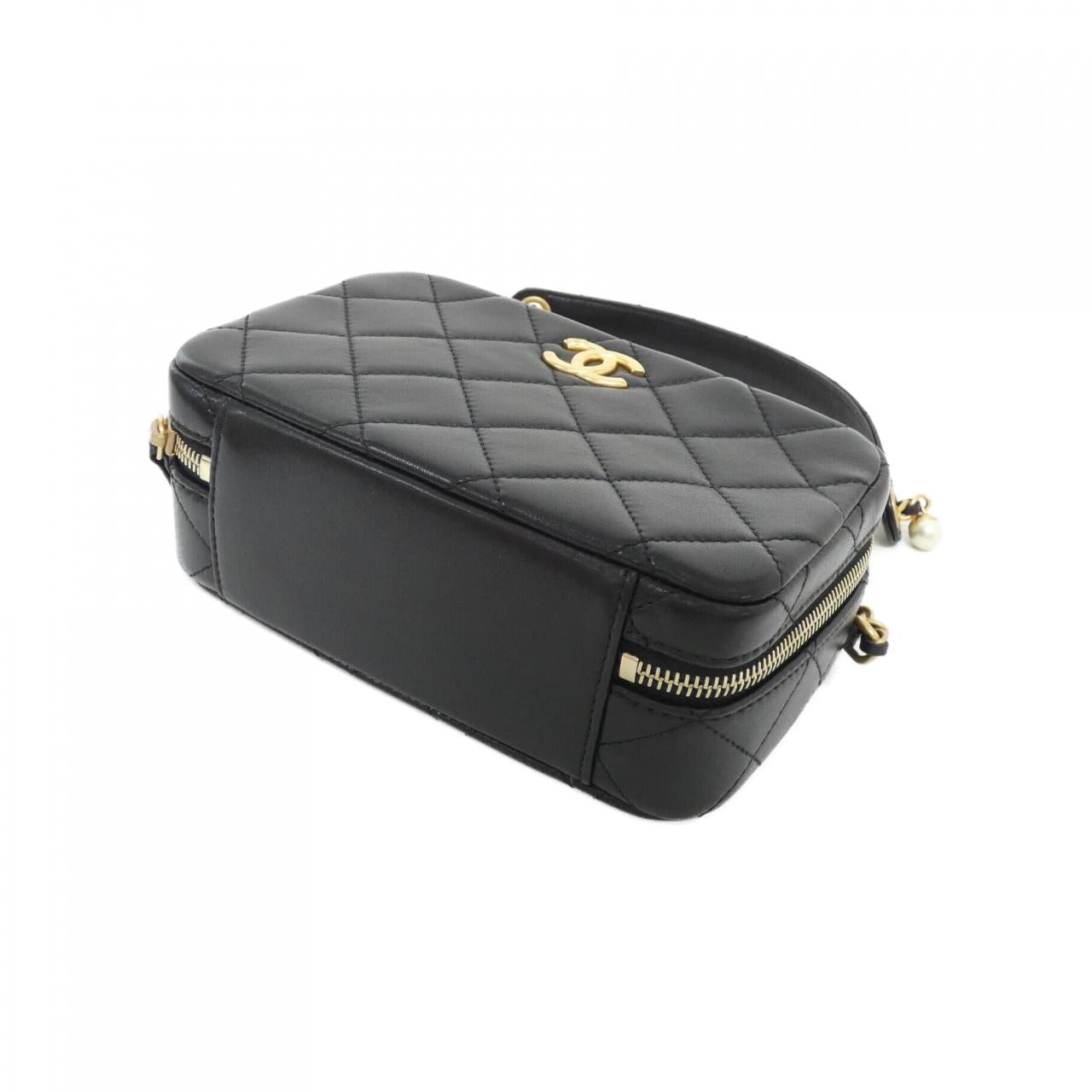 Chanel Lambskin Faux Pearl Bag