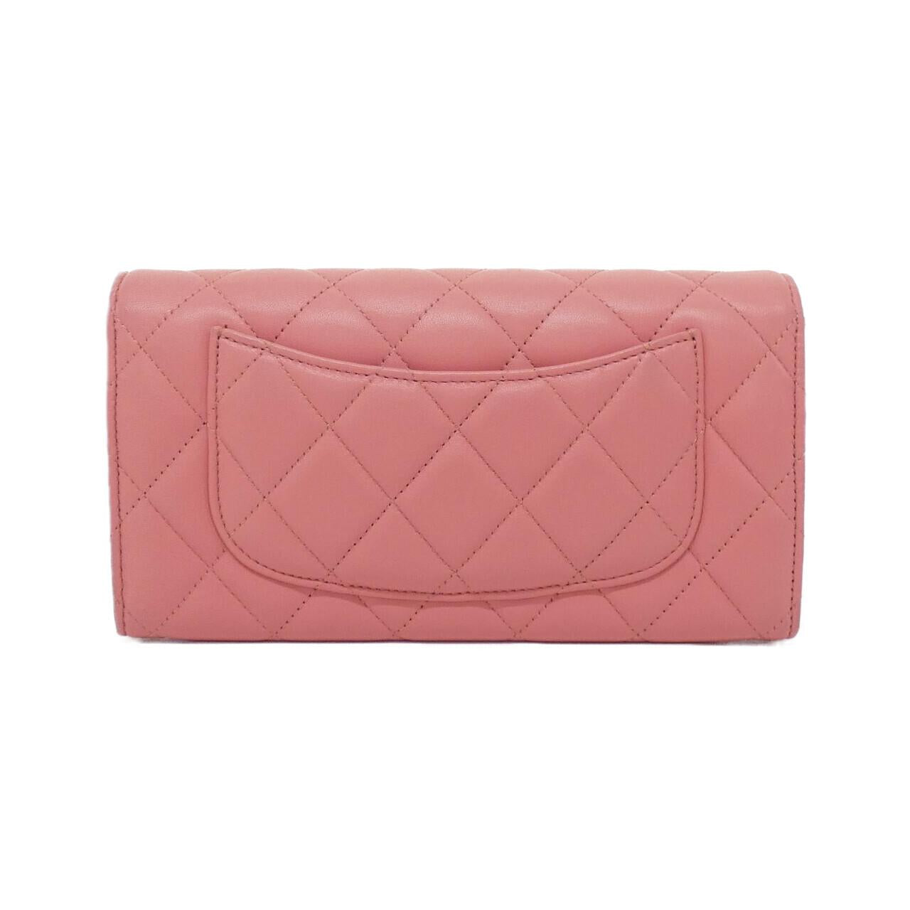 Chanel Timeless Classic Line Lambskin Long Wallet