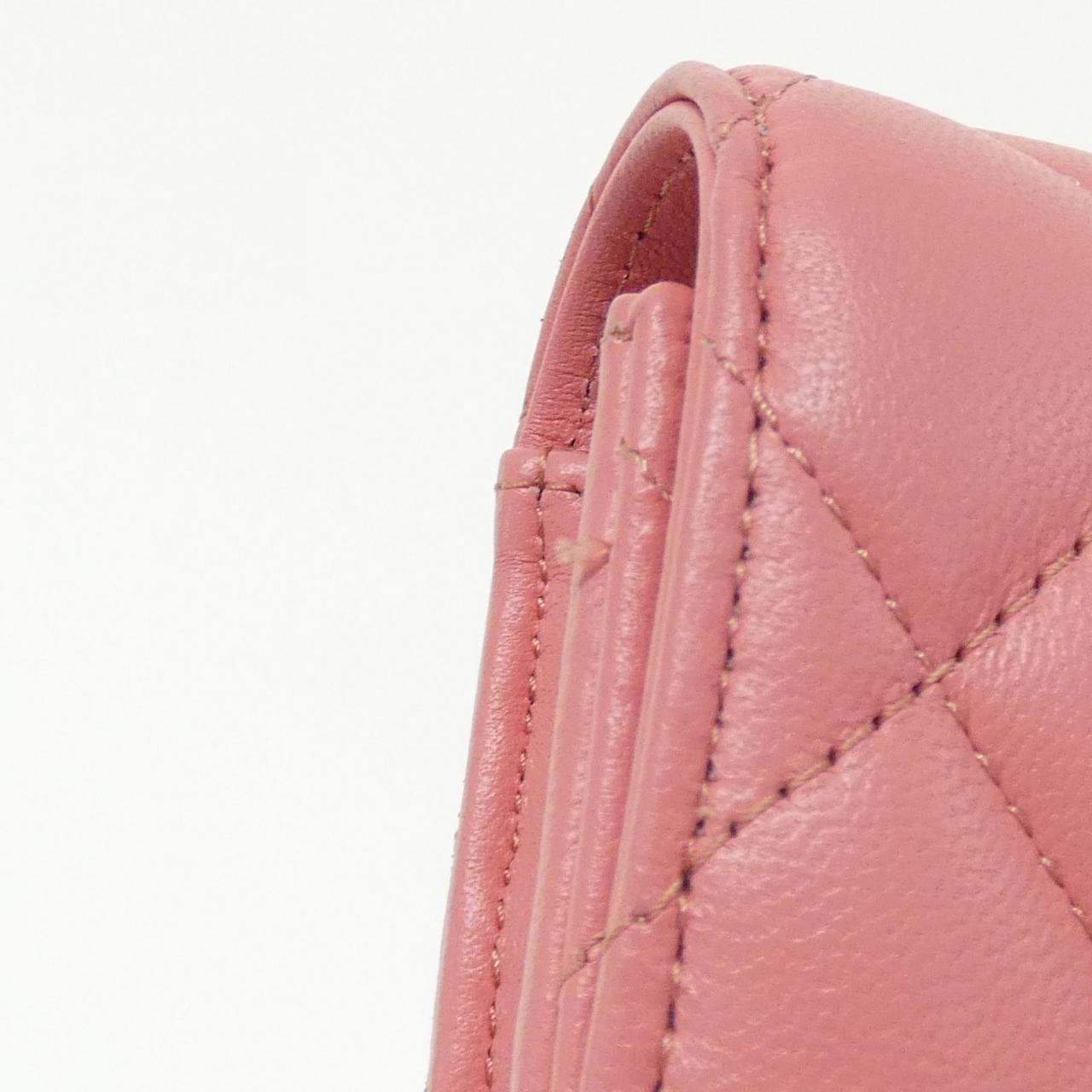 Chanel Timeless Classic Line Lambskin Long Wallet