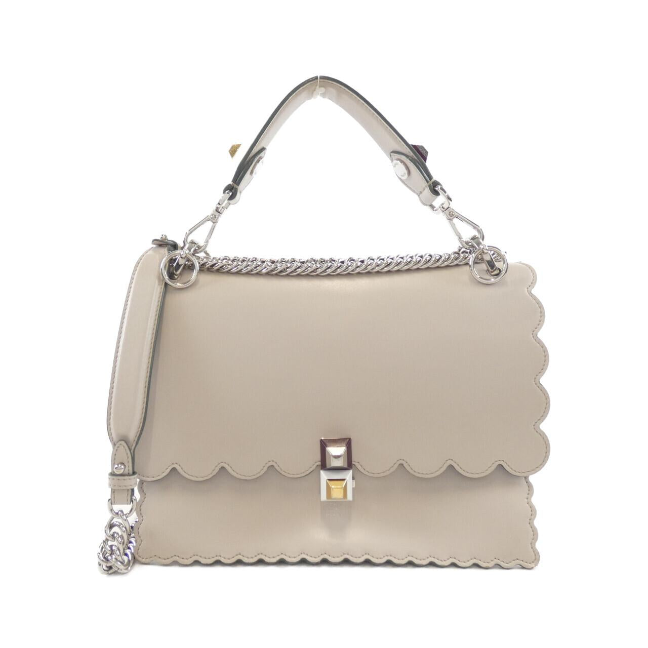 Fendi Kan Calf Shoulder Bag