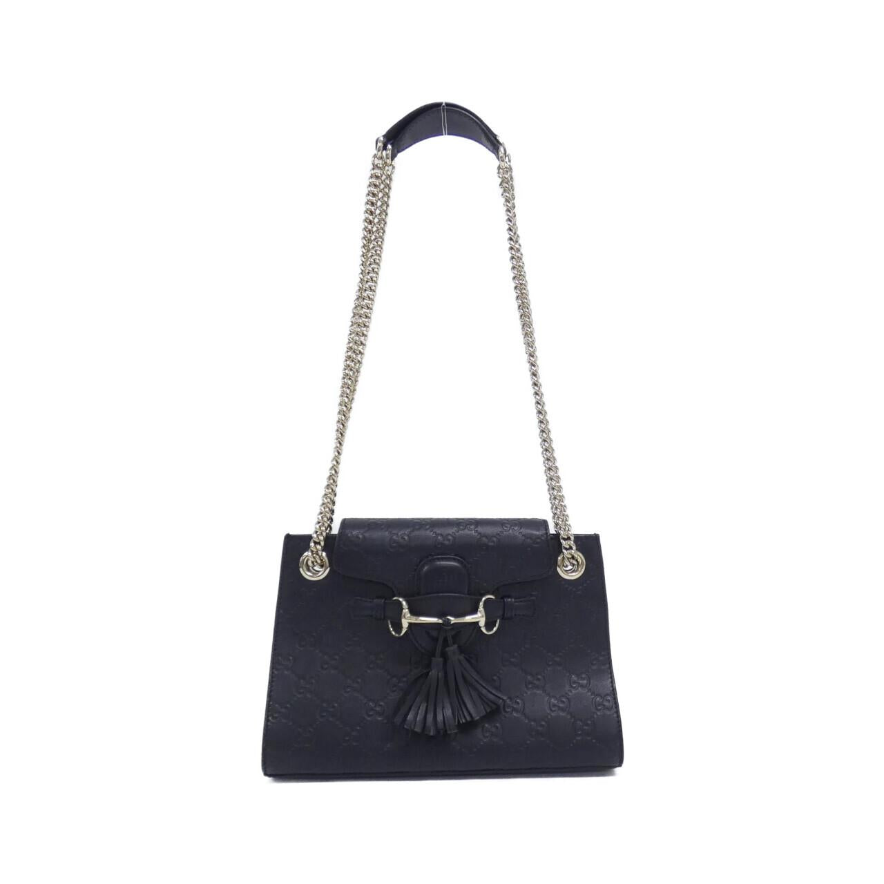 Gucci Signature Shoulder Bag Leather Shoulder Bag
