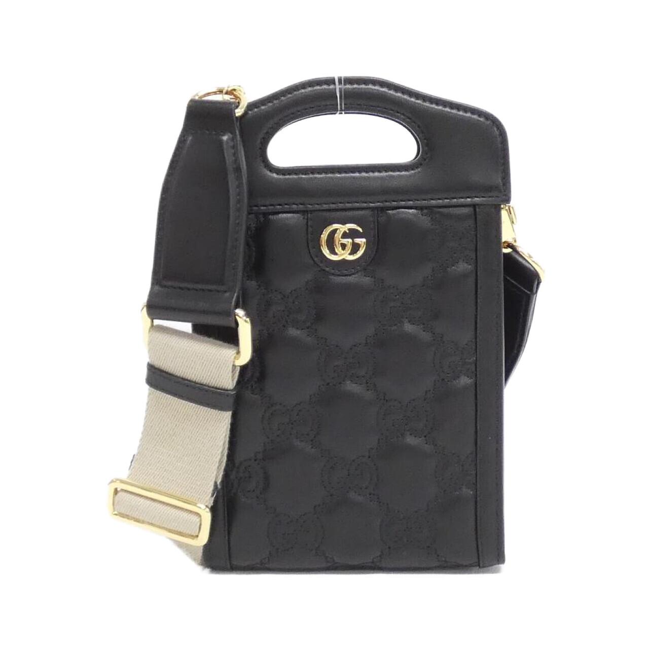 Gucci Matelassé Shoulder Bag Leather Shoulder Bag