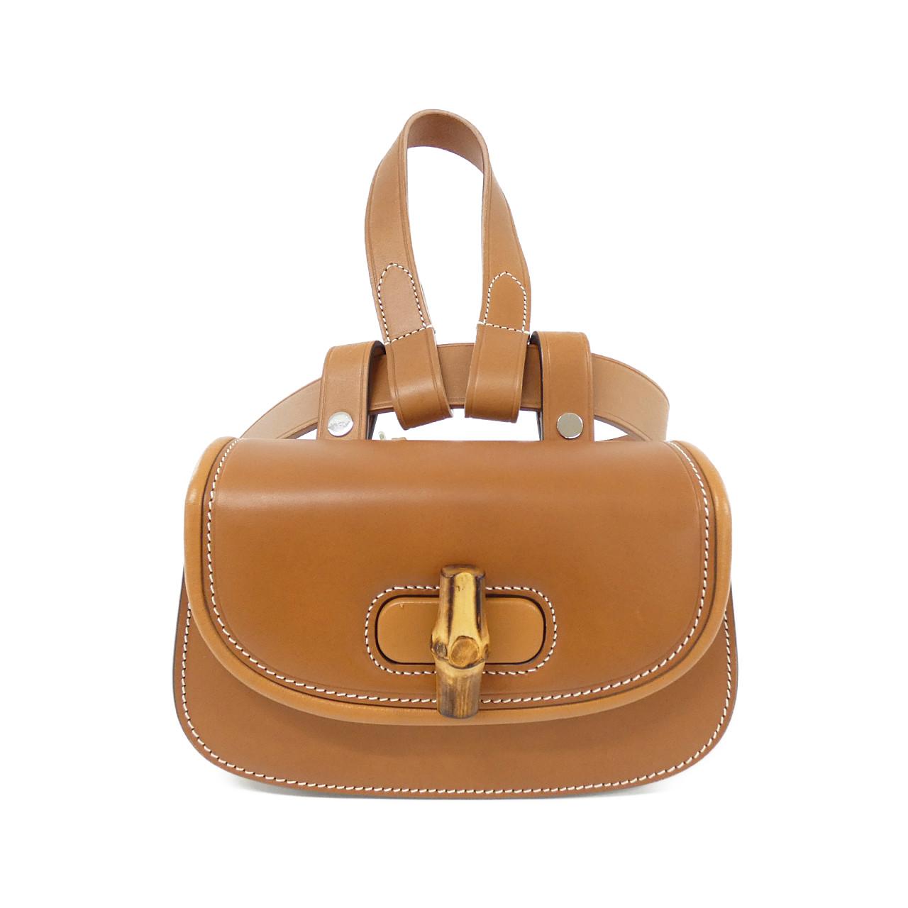 Gucci Bamboo Waist Bag Leather Travel Bag