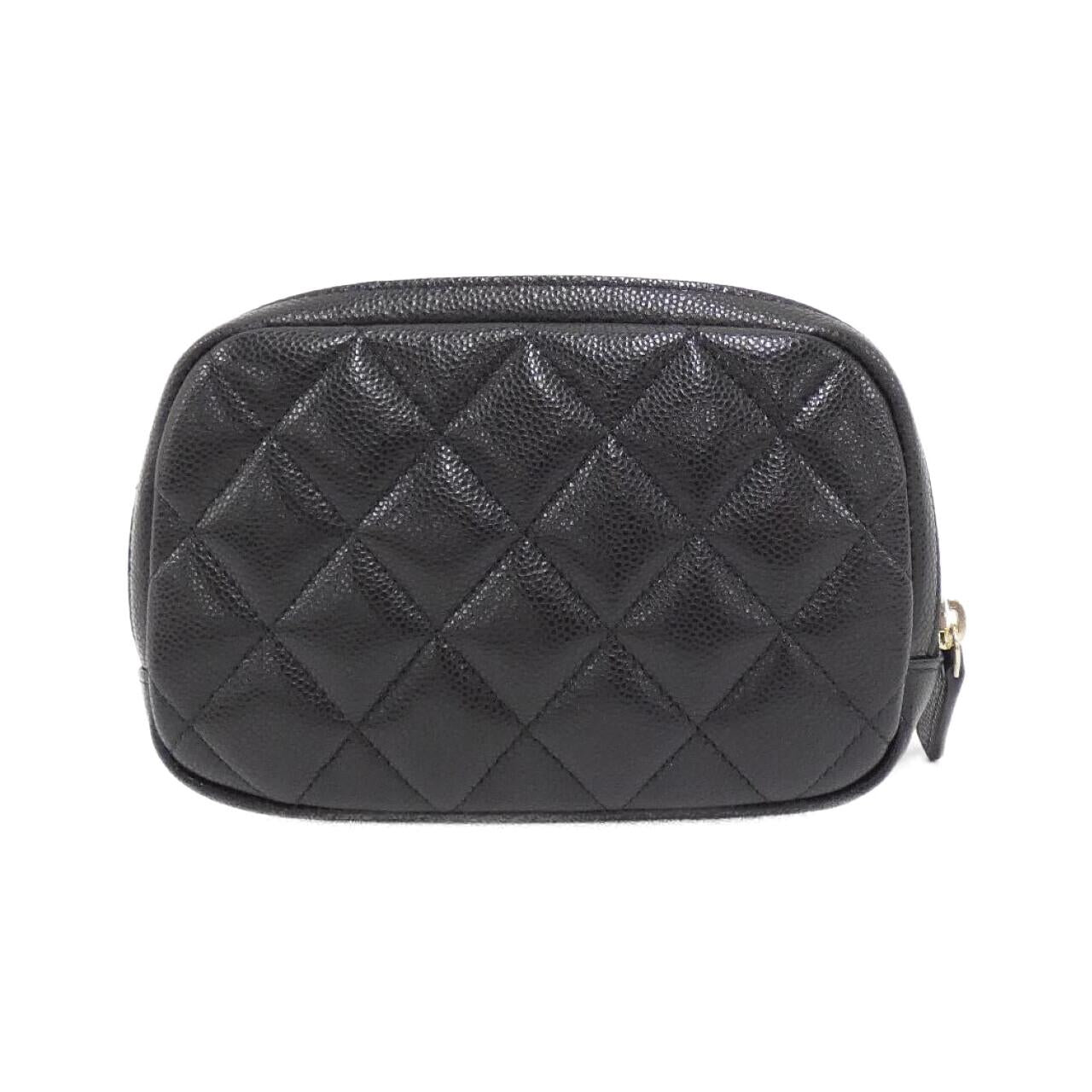 Chanel Timeless Classic Caviar Skin Pouch