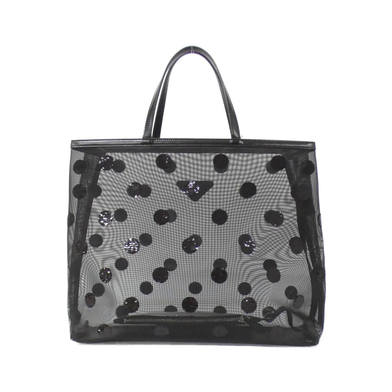 Prada 1Bg416 Rete Ricamo Poi Bag Travel Bag