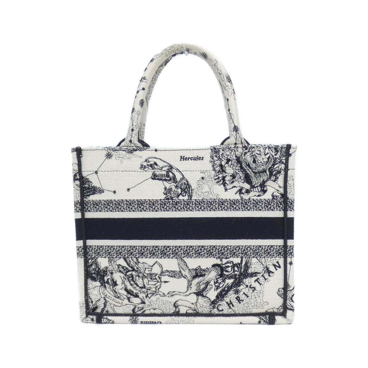 Dior Christian Toile De Jouy Zodiac Tote Bag Canvas