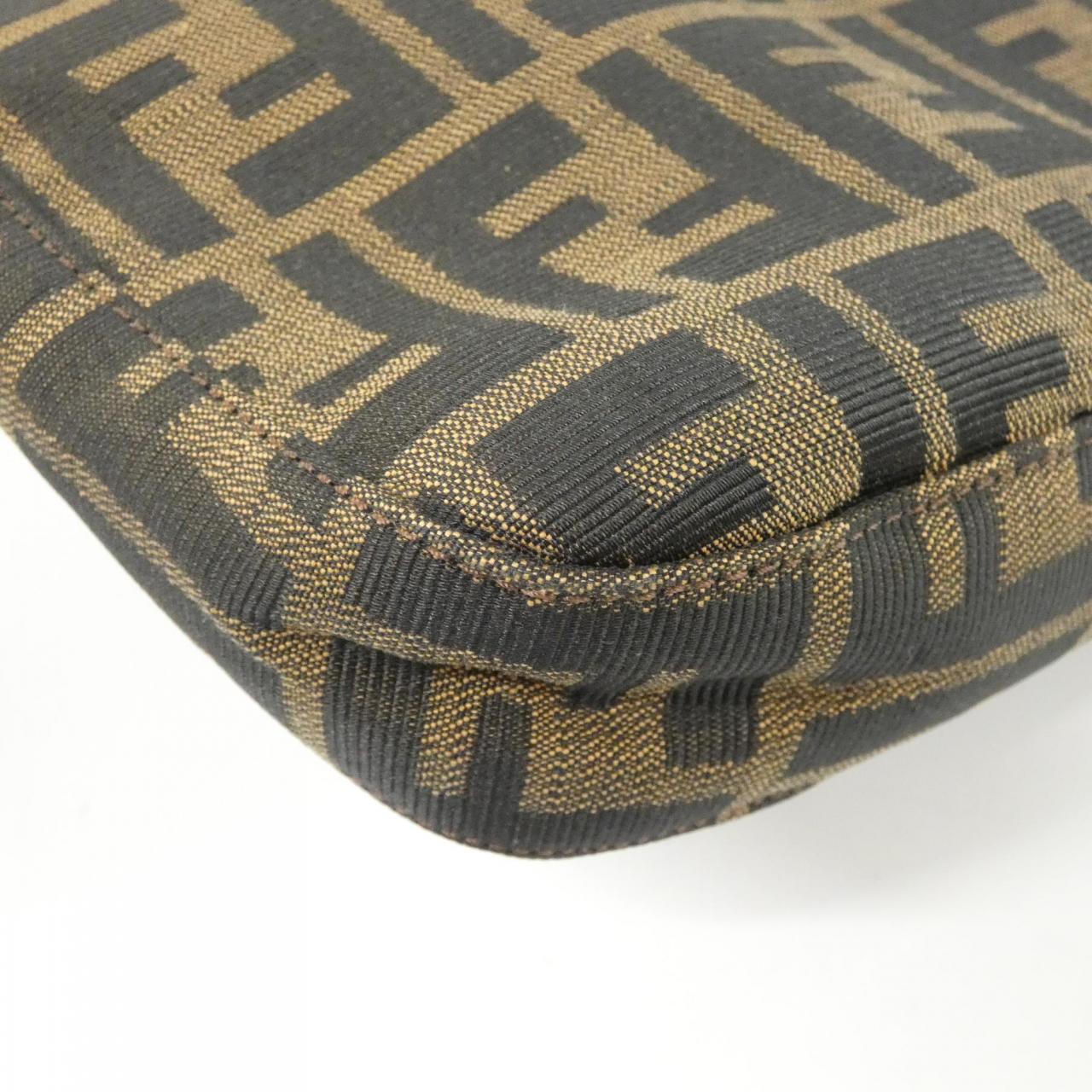 Fendi Shoulder Bag Canvas Canvas Shoulder Bag