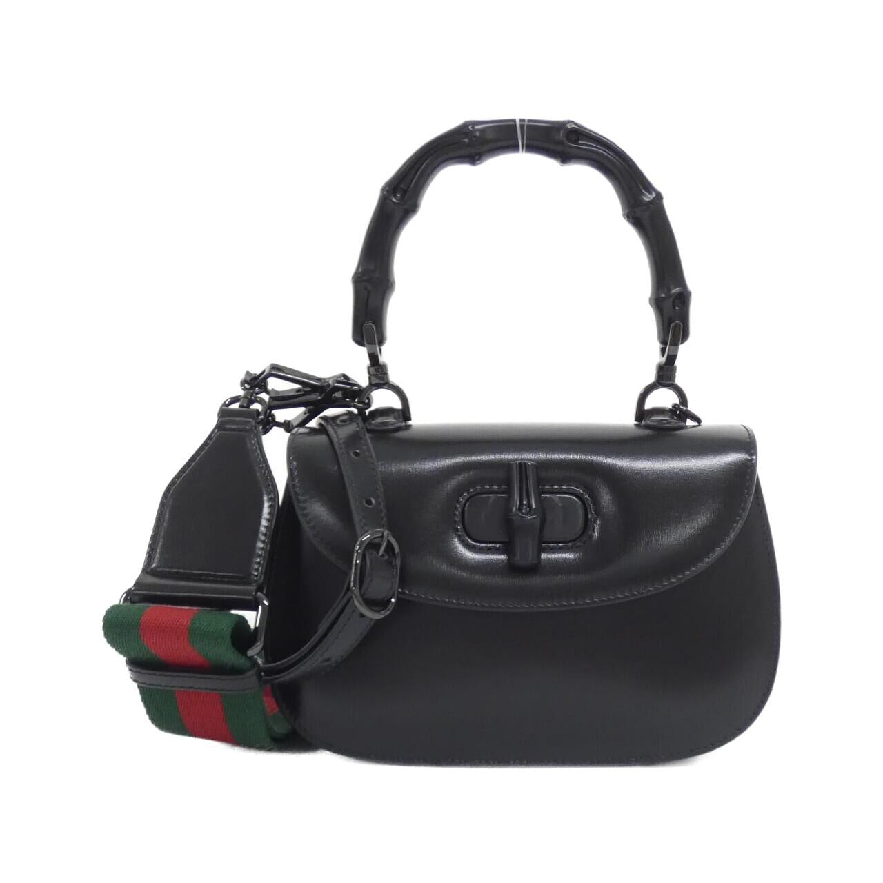 Gucci Bamboo Bag Leather Shoulder Bag