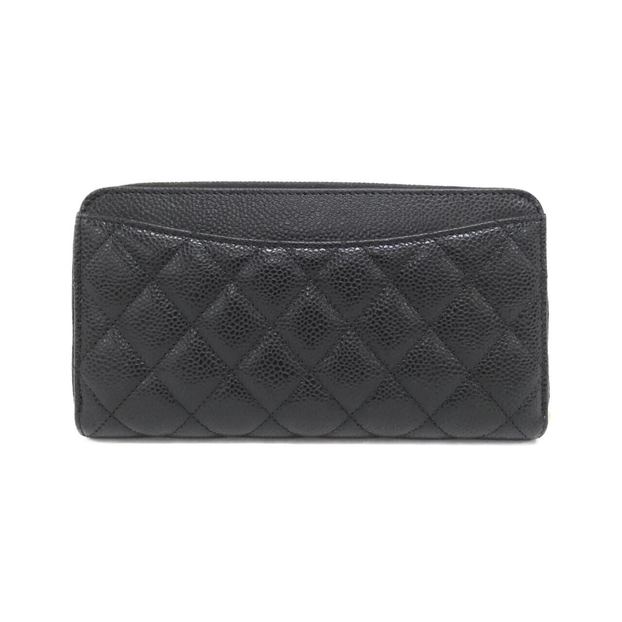Chanel Timeless Classic Caviar Skin Long Wallet