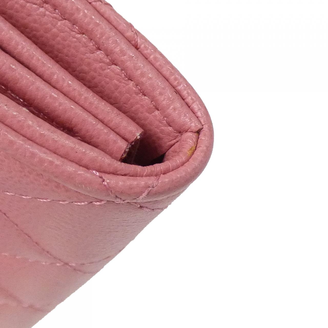 Chanel 2??? Long Wallet Caviar Skin Long Wallet