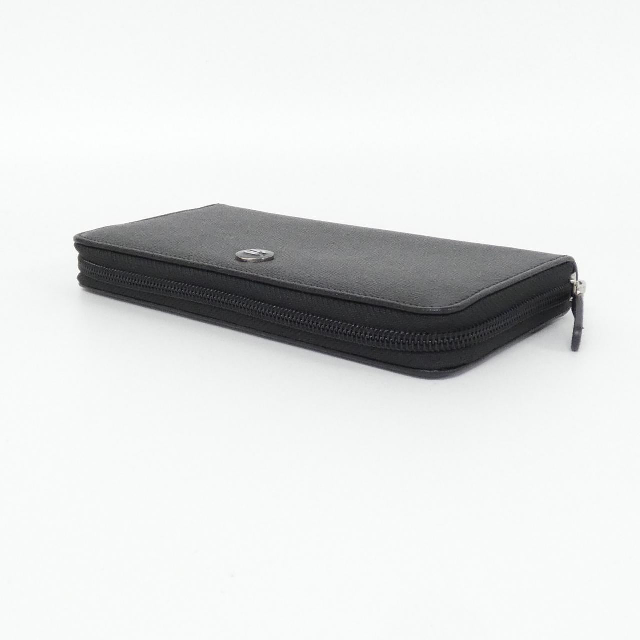 Chanel Coco Button Caviar Skin Long Wallet