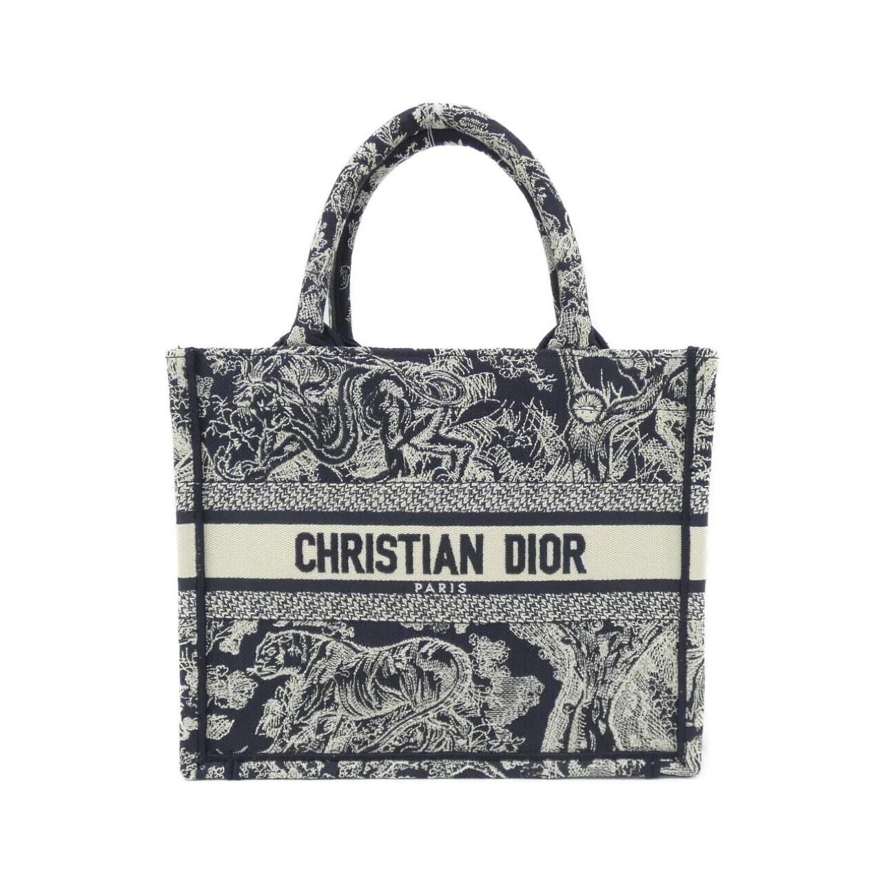 Dior Christian Reverse Toile De Jouy Tote Bag Canvas