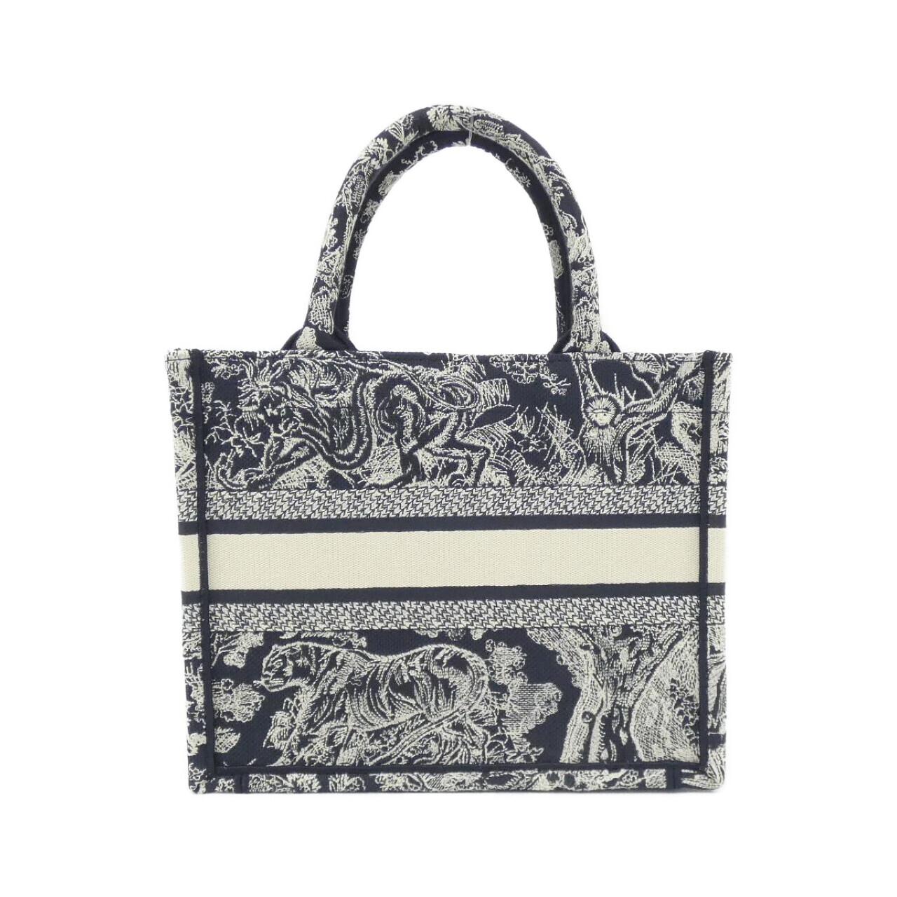 Dior Christian Reverse Toile De Jouy Tote Bag Canvas