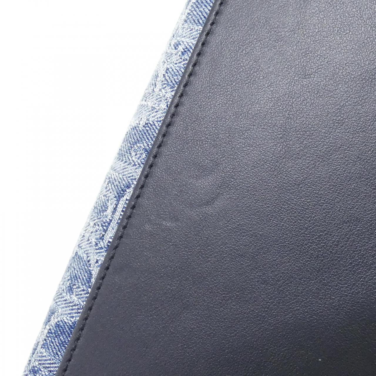 Dior Christian Toujours Oblique Bag Denim Travel Bag