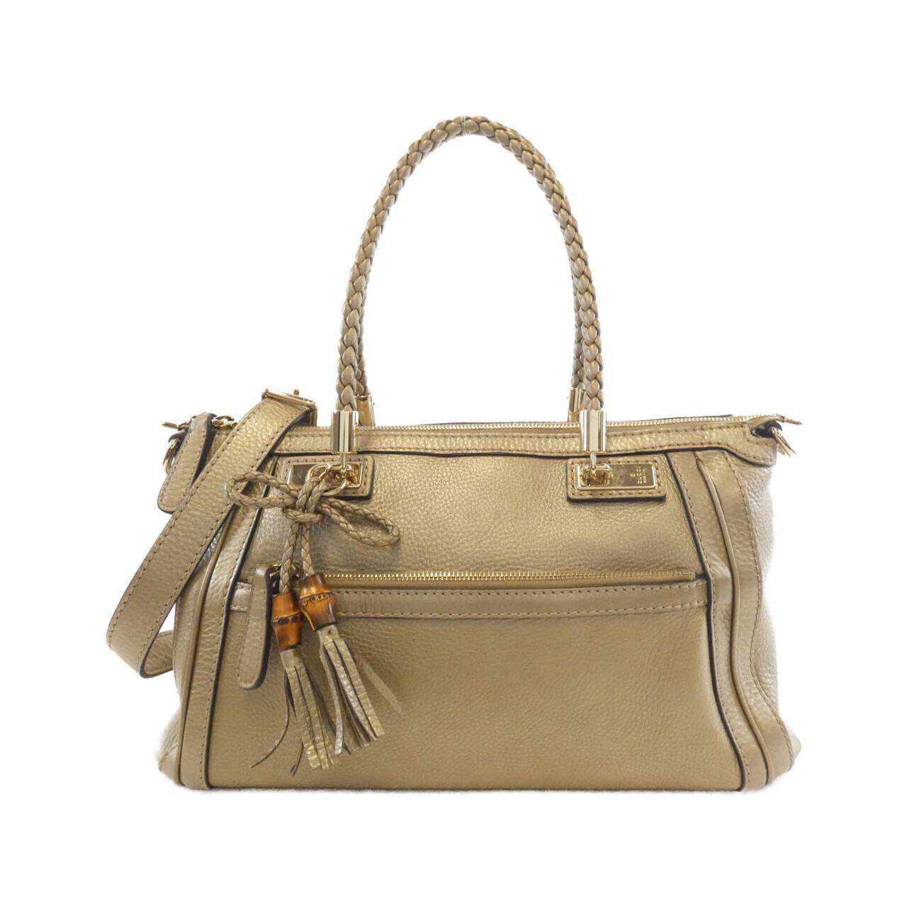 Gucci Metallic Shoulder Bag Leather