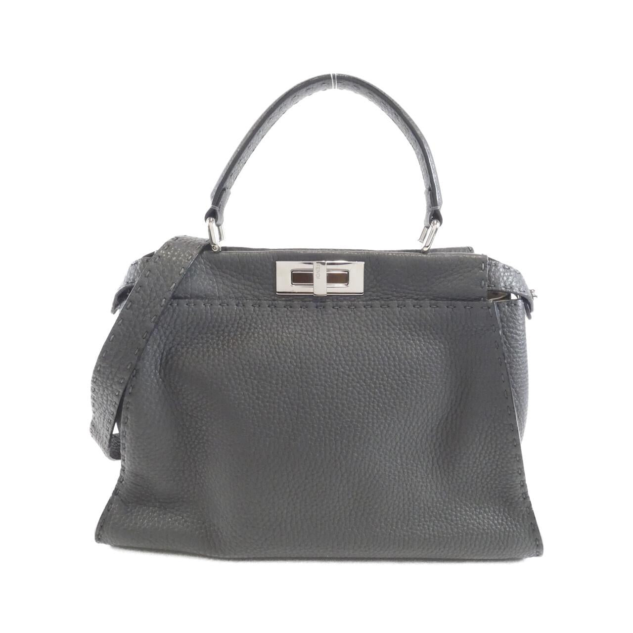 Fendi Selleria Peekaboo Calf Bag Travel Bag