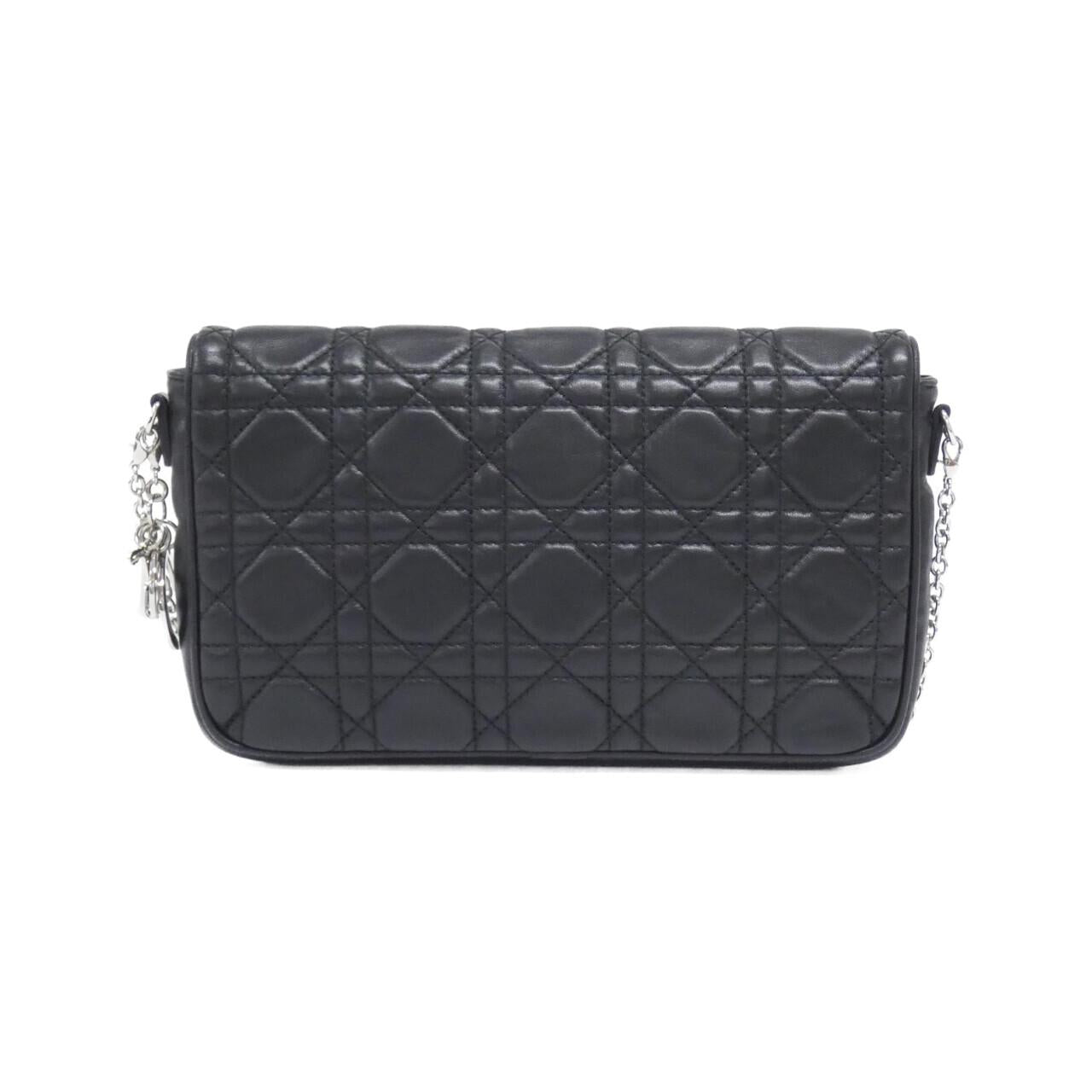Dior Christian Shoulder Bag Leather Leather Shoulder Bag