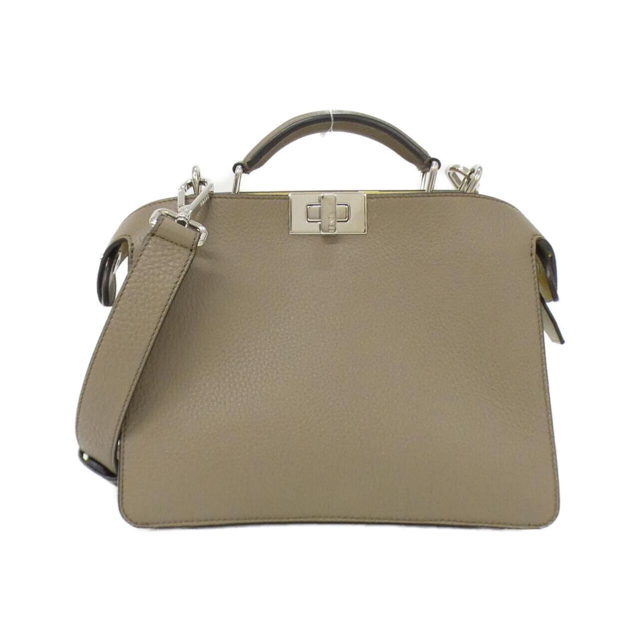 Fendi Peekaboo See Calf Bag Small Travel Bag