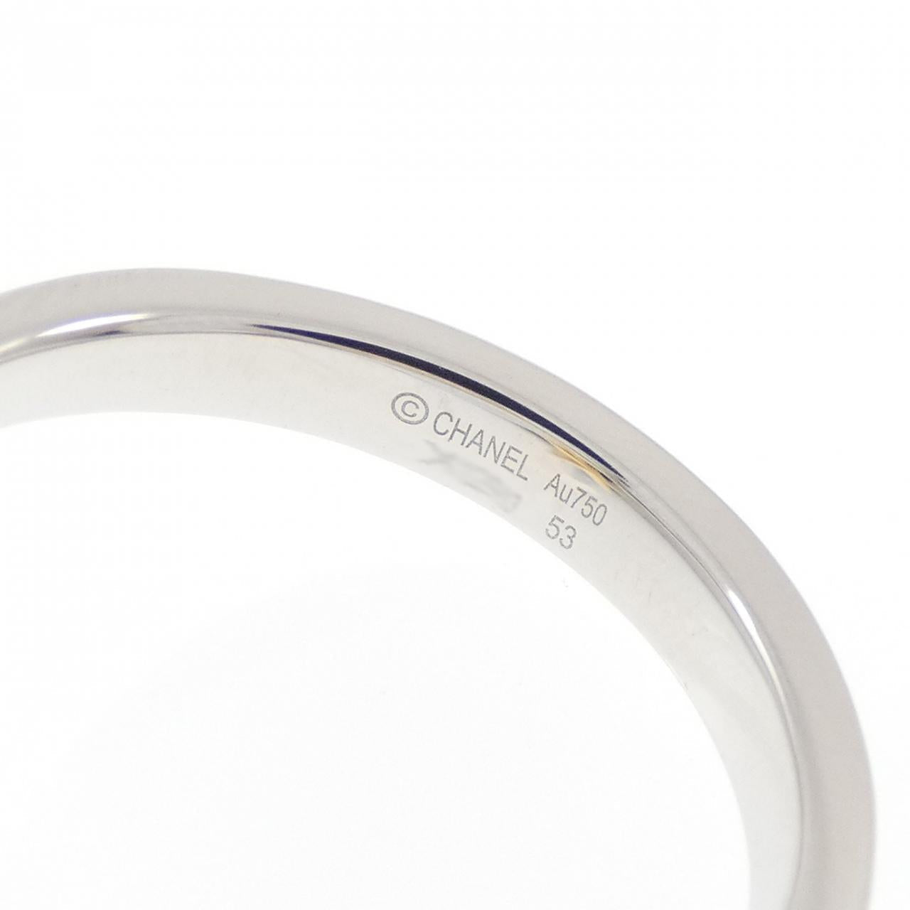 Chanel Comete 750 White Gold 750 Yellow Gold Diamond Ring
